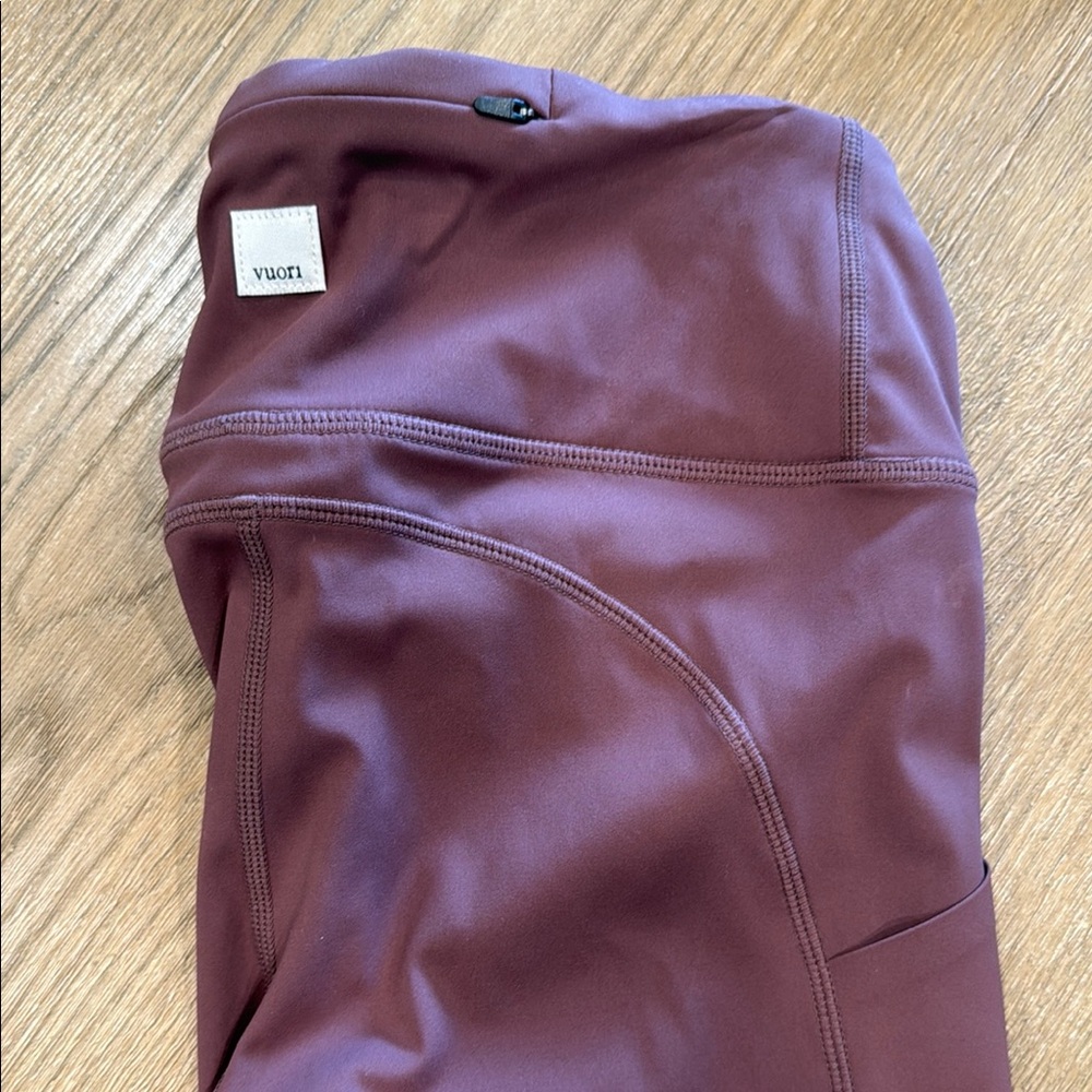 Vuori Deep Maroon Leggings